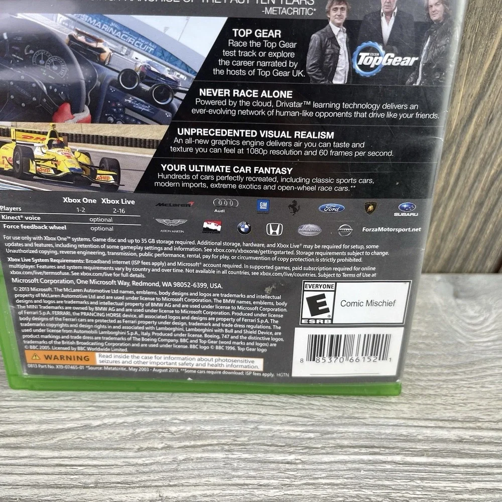 Forza Motorsport 5 (Microsoft Xbox One, 2013) Tested Working